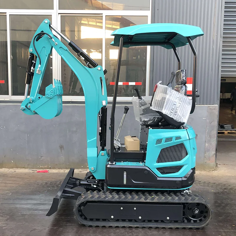 Customized OKW18 mini Excavator 1.8 Ton High Quality Hydraulic Mini Digger Diesel Power Crawler Tailless Small Excavator Accesso