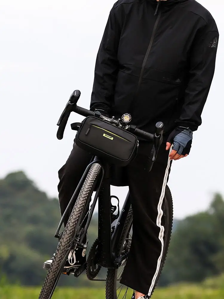 AliExpress Rhinowalk 2023 New Bike Frame Bag Waterproof Bicycle Bags Handlebar Bag Multifunction Portable Shoulder Bag Bike Accessorie