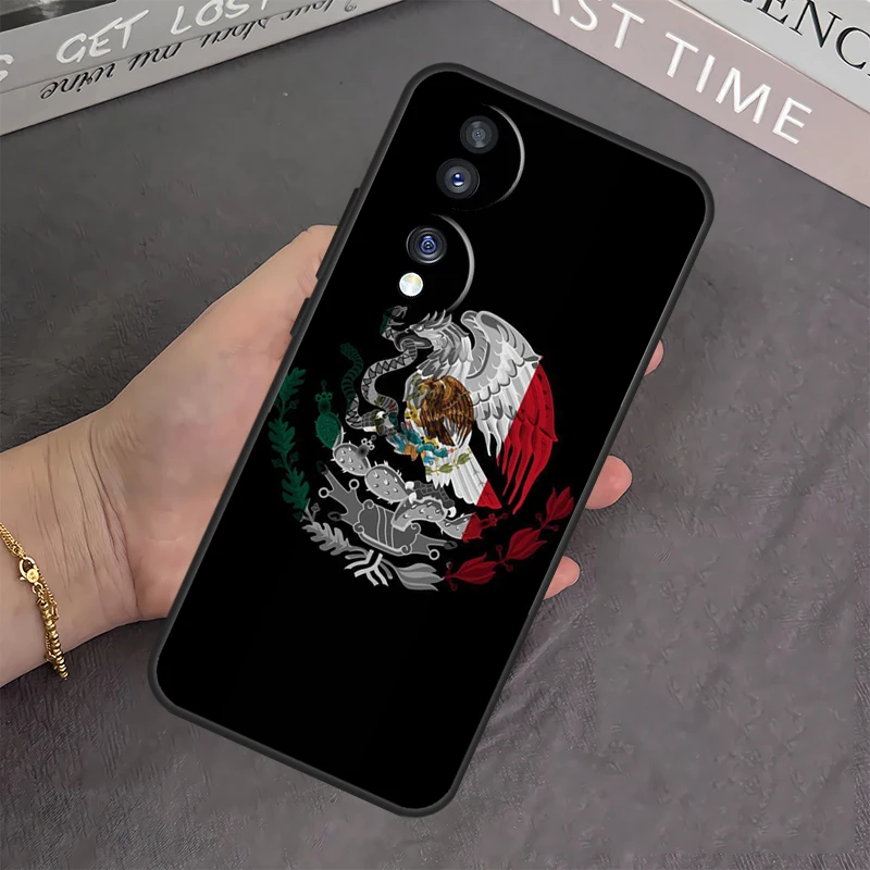 Mexico Flag Art Case For Honor 90 70 50 10 Lite Magic 5 6 Pro X6 X7 X8 X9 X6a X7a X8a X9a X9b X8b Cover