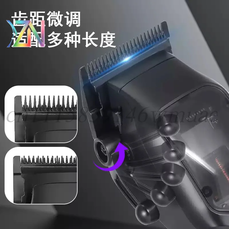 Cross-border new magnetic levitation high-speed motor hair clipper, salon dedicated DLC coated blade automatic