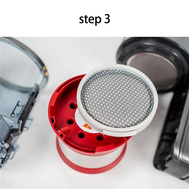 ABZA-4PCS HEPA Filters For Xiaomi Mijia SCWXCQ01RR Roborock H6 Handheld Wireless Vacuum Cleaner Replaceable Accessories