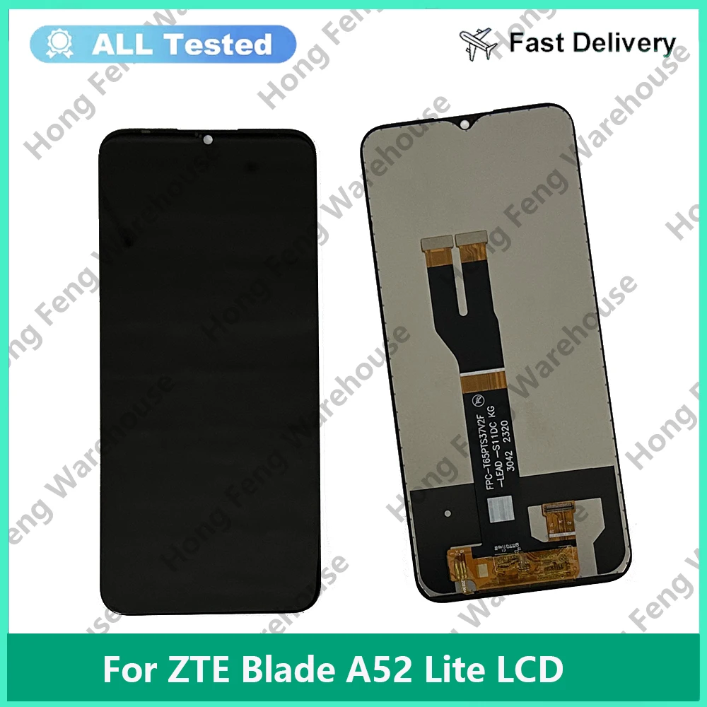 

6.52" Tested For ZTE Blade A52 Lite LCD Display Touch Panel Glass Digitizer Assembly Replacement LCD ZTE A52 Lite Dispaly Sensor