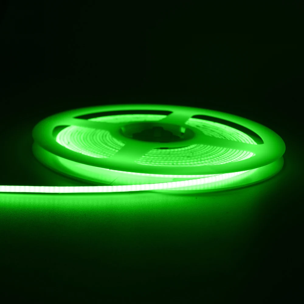 5V 3mm superdünnes COB-LED-Streifenlicht für Spielzeug, DIY-Dekoration, USB, batteriebetrieben, 480 LEDs/m, kühles Weiß, flexible Bandlichter, Rot