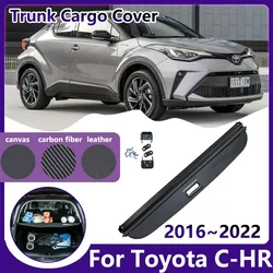 Car Trunk Curtain for Toyota C-HR 2020 Accessories CHR C HR IZOA 2016~2022 Dedicated Cargo Cover Security Luggage Rear Tray Mat