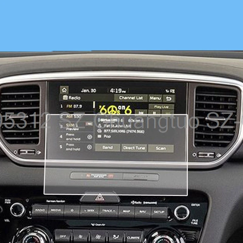 

Для Kia Sportage 4 2016 2017 2018 2019 2020 2021 автомобильная інформационная развлечения GPS-навигация Kia Sportage 4, защитное стекло из закаленного стекла
