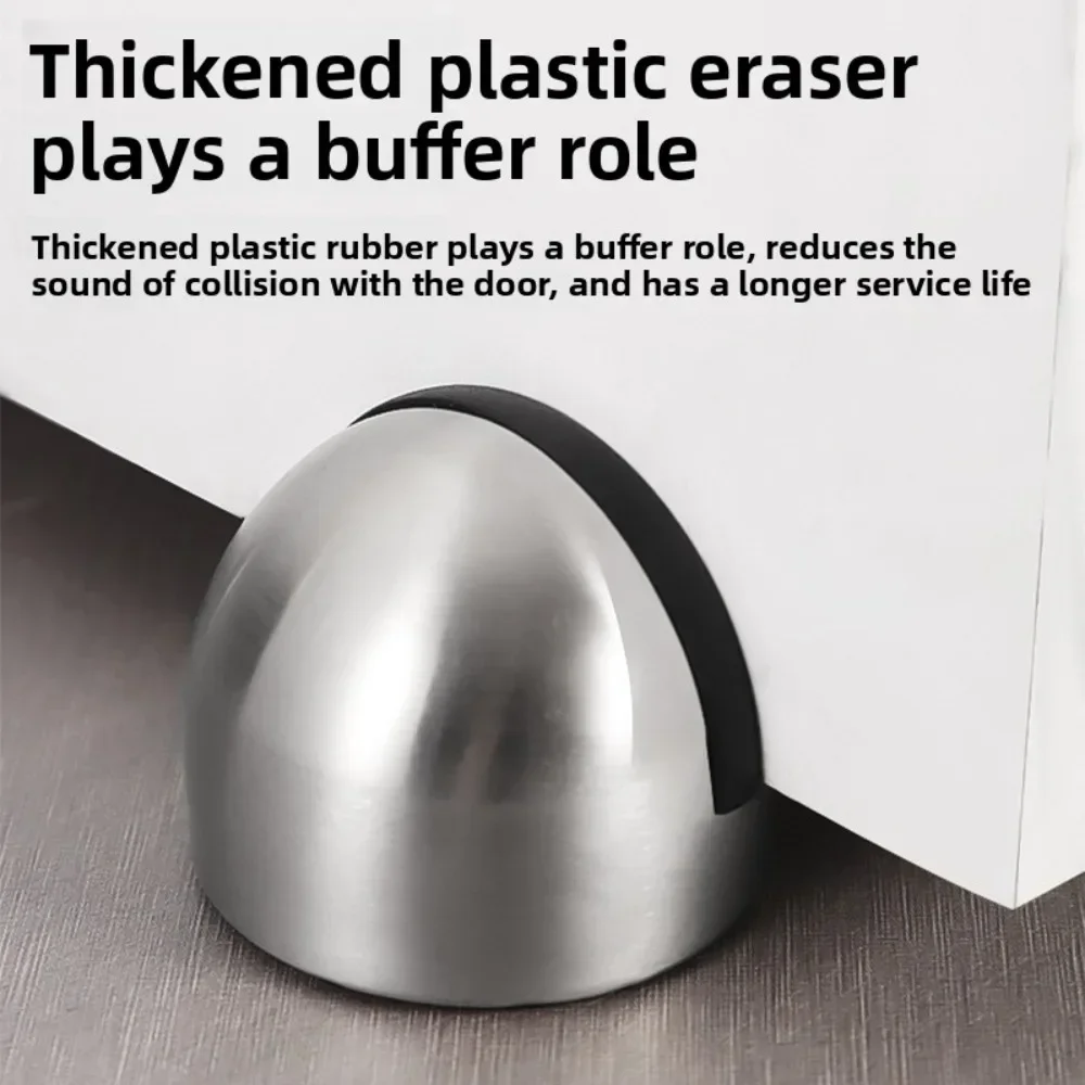 Magnetic Door Stop Stainless Steel Door Stop Door Seat Home Decoration Hidden Door Stop Furniture Hardware Magnetic Easy Install
