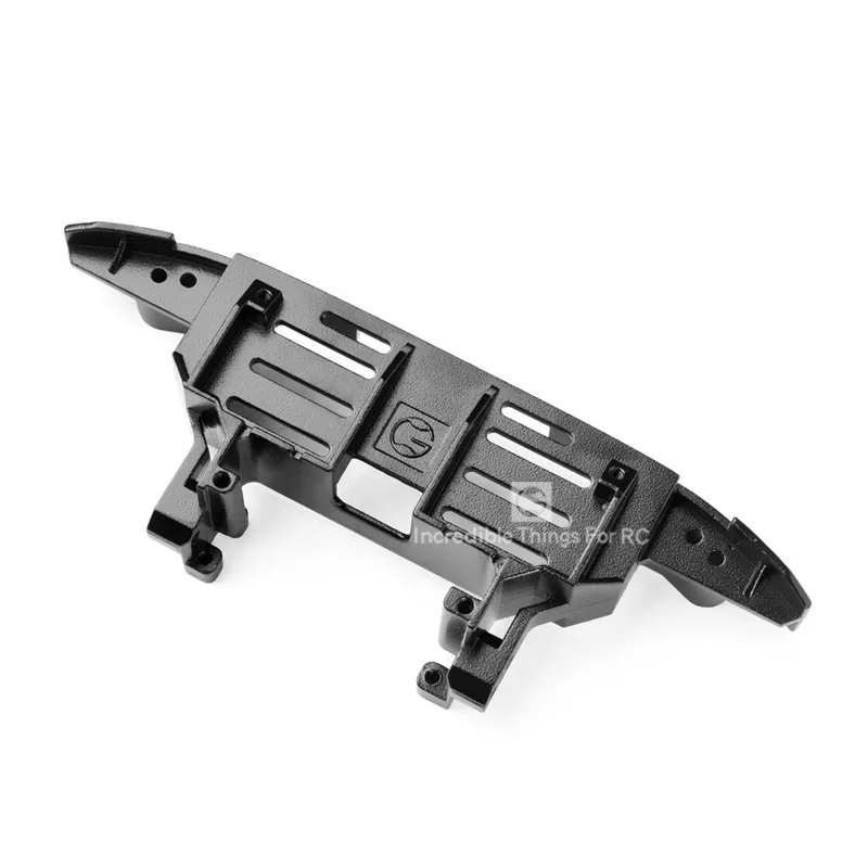 Wilderness Diecasting version Front built-in winch Front bumper base For 1/10 RC Crawler Car Traxxas Benz TRX4 G500 TRX6 G63