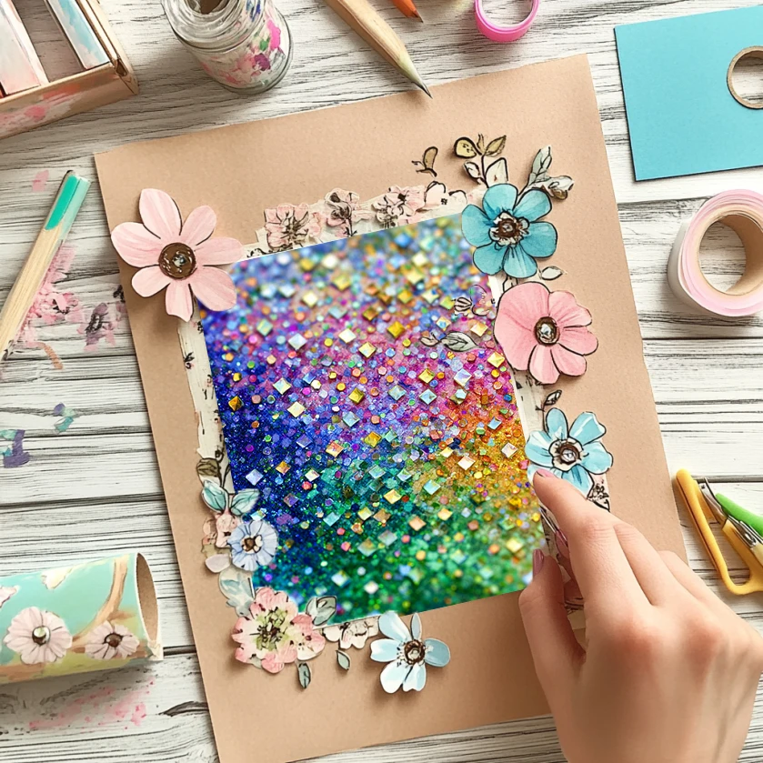 6"x6" Origami & Scrapbooking Paper Pack (36 Sheets): Retro Postcard Designs for Scrapbooking, DIY Cards & Journal Embellishment