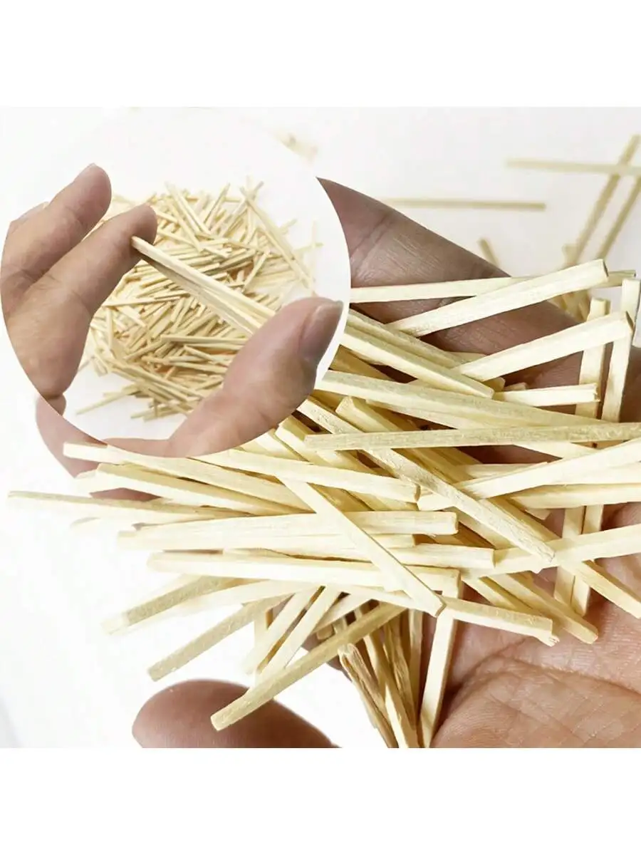 Mini Birch Sticks - 1000 Count, 5 cm/1.96 inches, DIY Building Model Materials for Handmade Art Making, 1 Set view 5