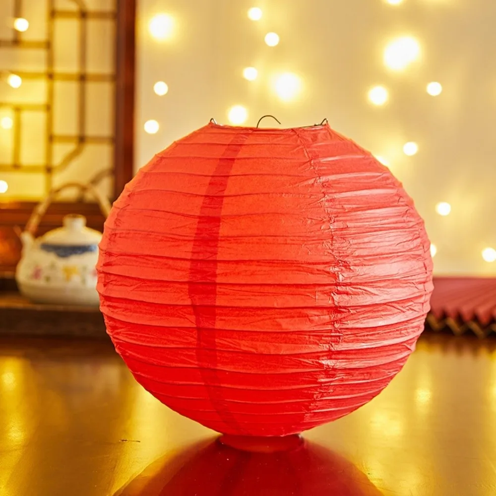 

Flower Letter Printed Festival Lantern Bamboo Paper Fu Character Chinese Lantern Hanging 30cm Paper Lantern Living Room