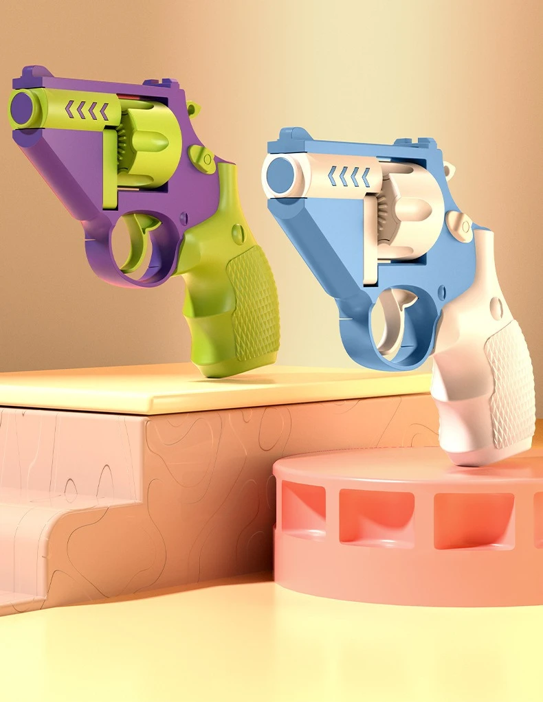 Interaktive rotierende Spielzeugpistole für Kinder und Erwachsene zur Stresslinderung (zerlegbar) – das beliebteste Weihnachtsgeschenk für Jungen – Detail 1