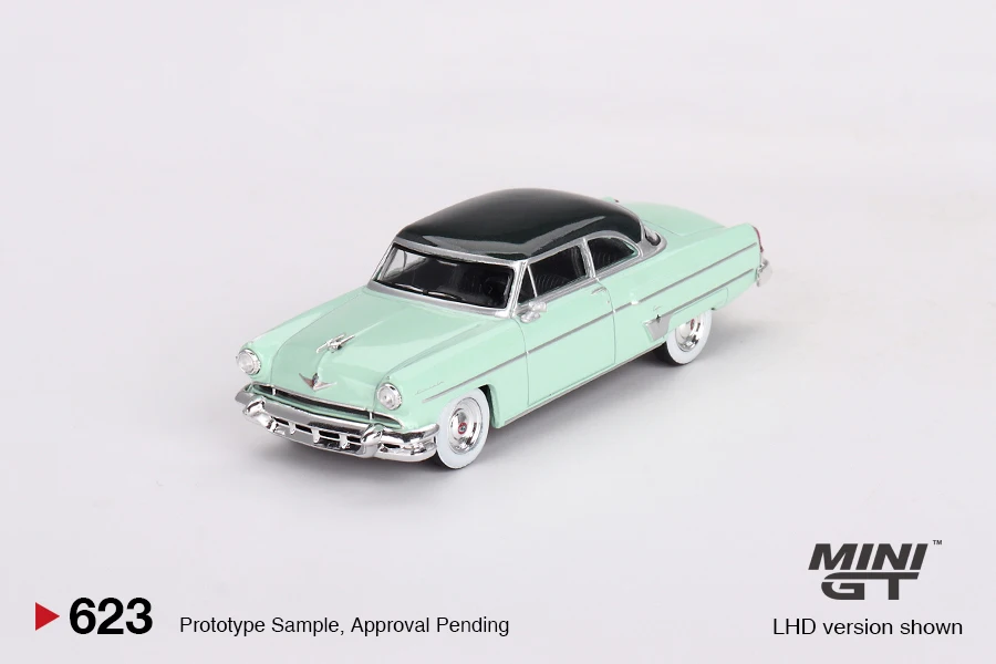 MINIGT 1/64 Lincoln Capri 1954 Parklane Green / Bloomfield Green Cars Alloy Diecast Metal Model Kids Xmas Gift Toys for Boys