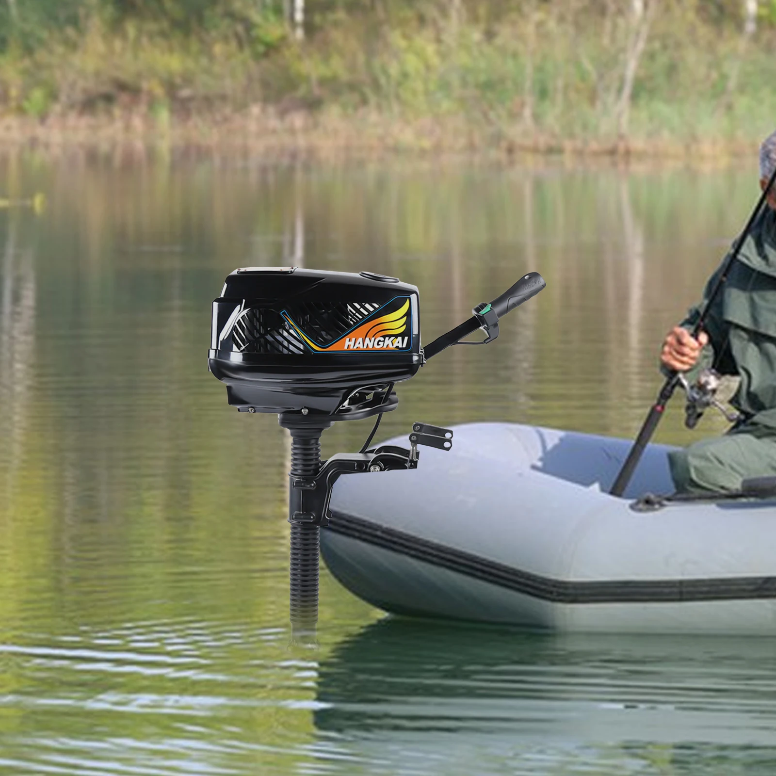 

Бесщеточный электрический подвесной двигатель 48 В 1000 Вт, короткий вал для надувной лодки, рыбацкой лодки, понтона, алюминия и стекловолокна