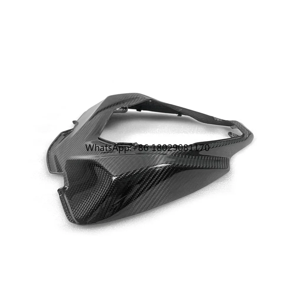 Carenagem da cauda de fibra de carbono, Carenagem do assento traseiro, Motocicleta para Kawasaki ZX10R ZX 10R, 3K, 2016-2020