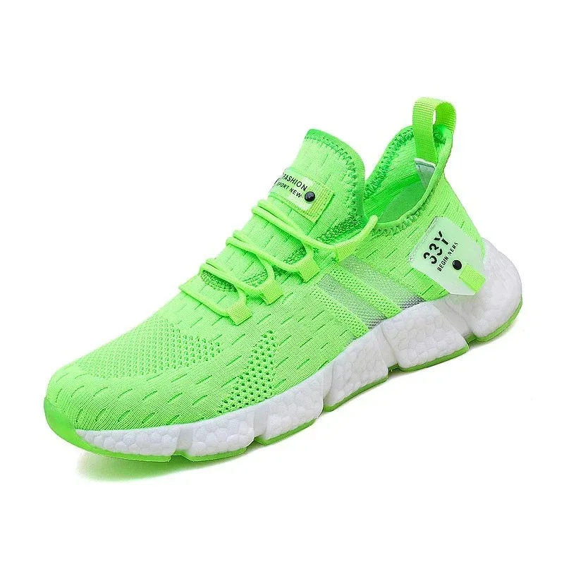 Men Casual Sneakers Summer Breathable Sport Shoes Lightweight Outdoor Mesh Running Shoes Athletic Jogging Tenis Walking Shoes