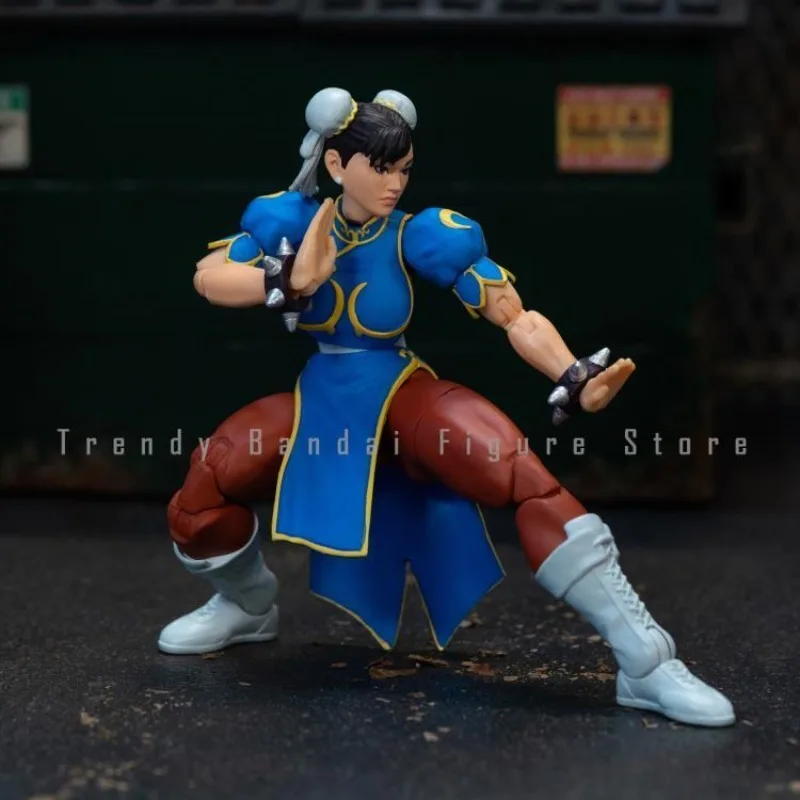 In Stock Original Jada Toys Street Fighter 1/12 Chun-Li 6-inch Action Figure Anime Model Toys Hobby