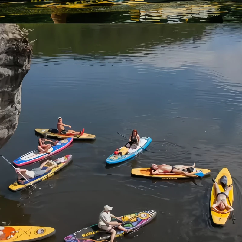 

Art style paddle board standing inflatable paddle board paddle board double-layer thick