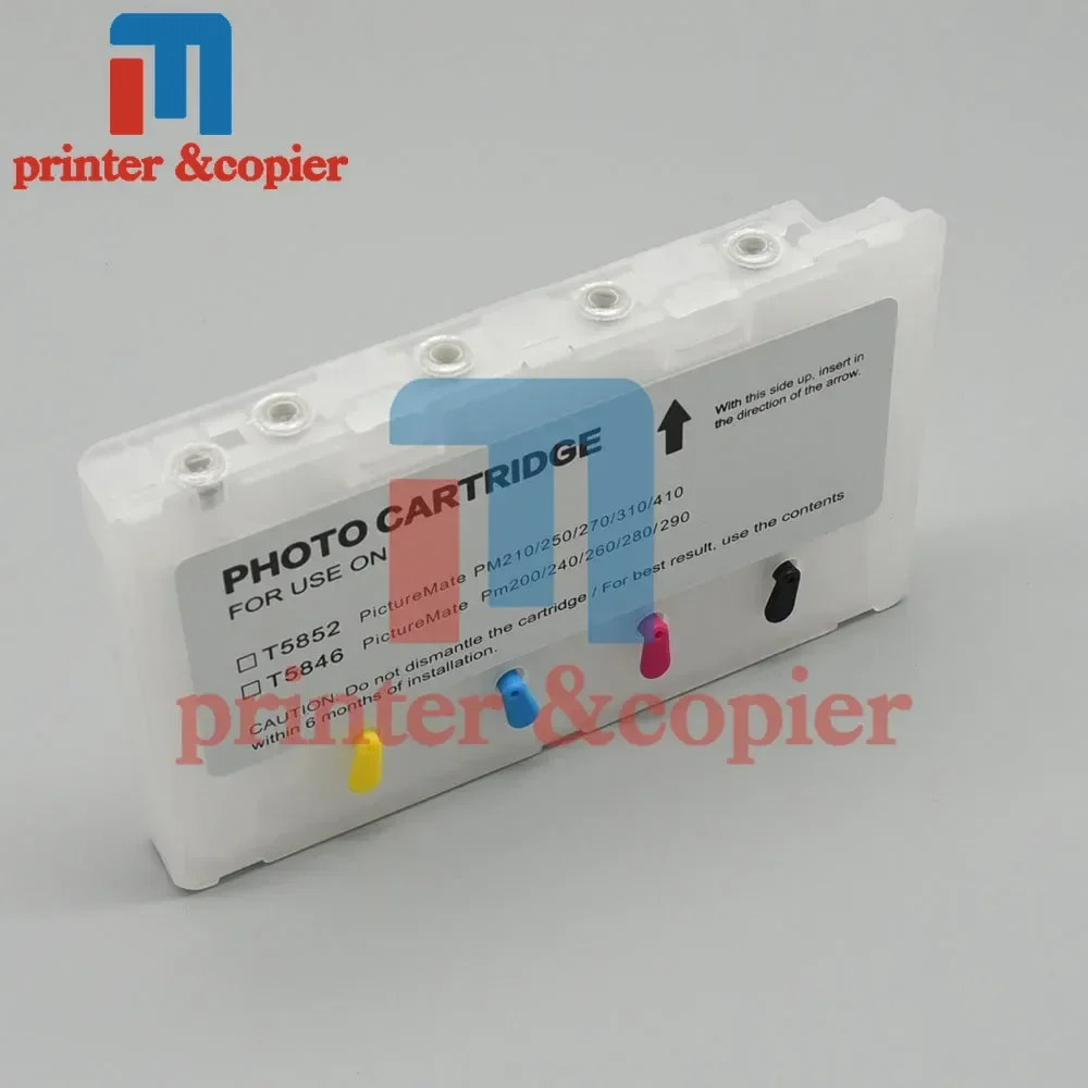 T5846 Refill Ink Cartridge with One Time Chip compatible for Epson PM210 PM215 PM235 PM250 PM270 PM310