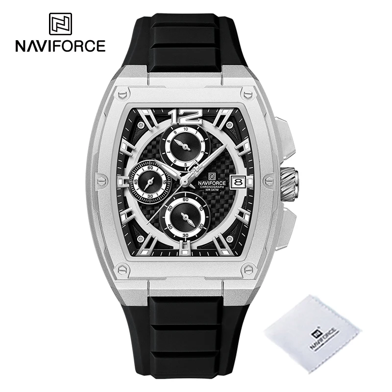 NAVIFORCE Military Quartz Chronograph Watch 40mm