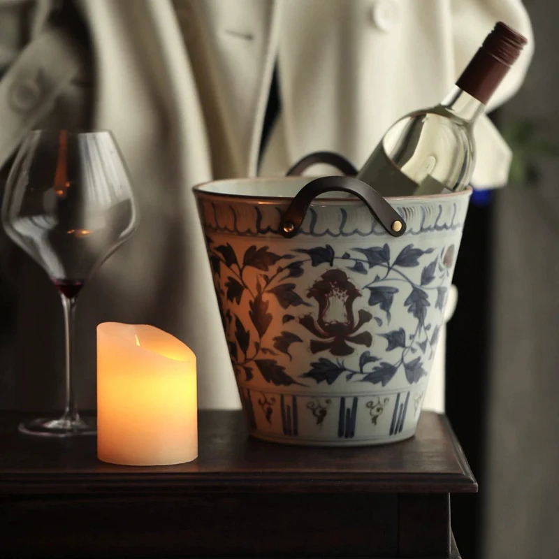 

Peony pattern ice bucket