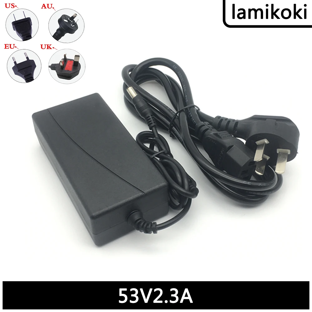 Suitable For DVR POE Switch 53V 2.3A Power Adapter Charger Cable