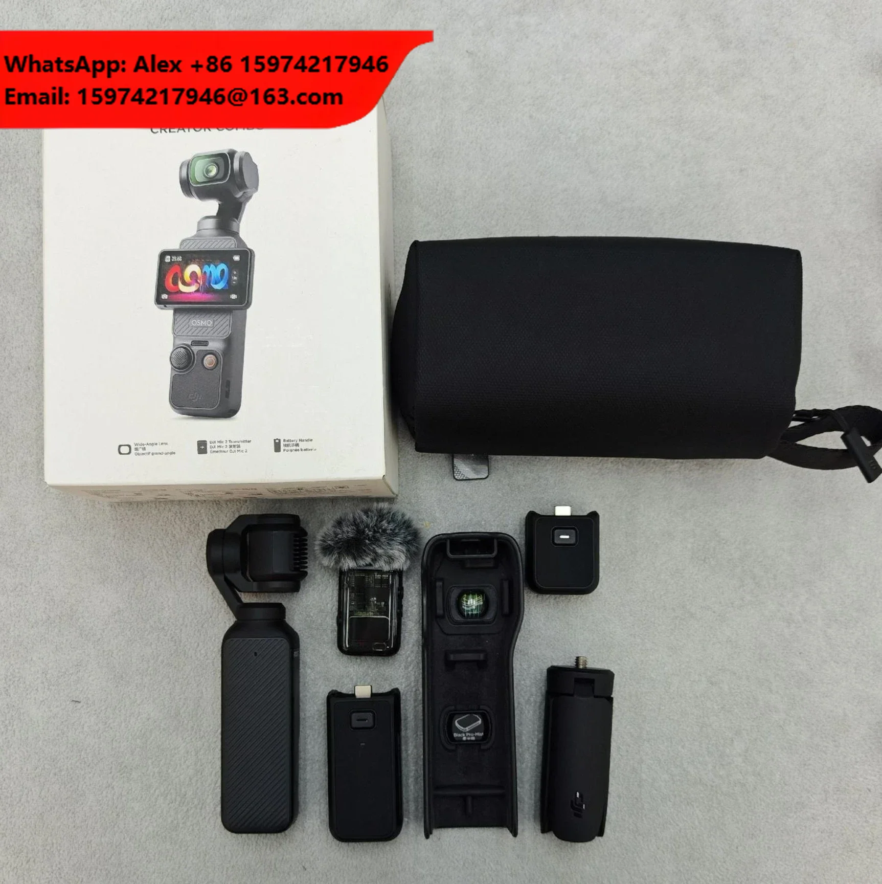 95% New Used Osmo Pocket 3 Cheap 4K Video 3-Axis Gimbal Mechanical Stabilization Face Object Tracking Handheld Vlogging Camera