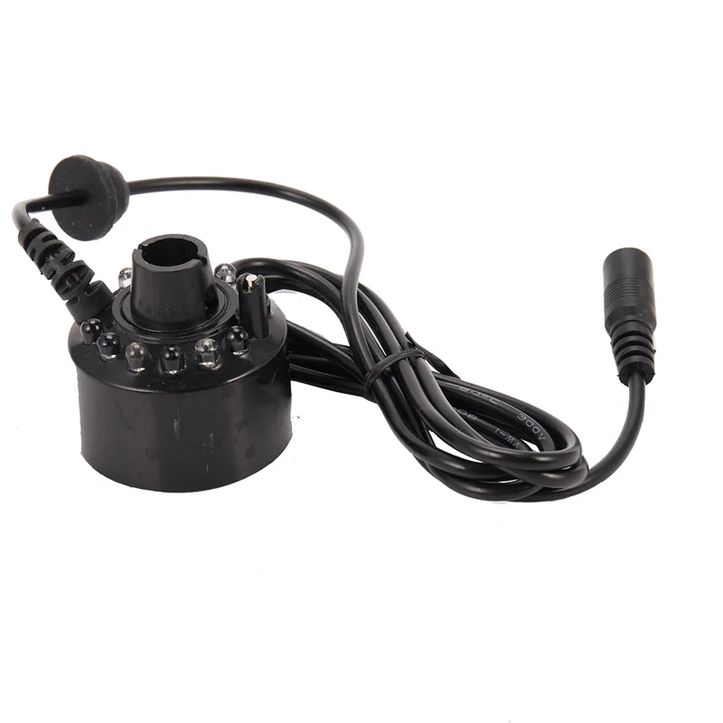 A68M-4X 12 LED الصناعية حاضنة المرطب بركة البخاخة الهواء Udifiermih تيار مستمر 24 فولت ضباب صانع مبيد نافورة الماء