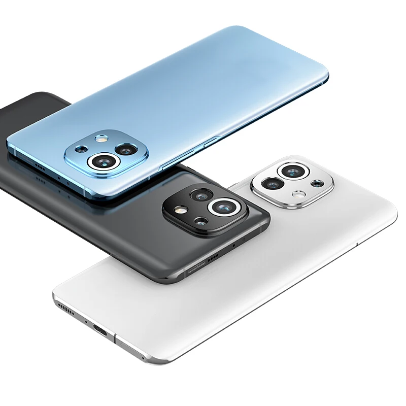 Camera Lens Cover Case For XiaoMi Mi 11 Lite 11Lite Back Aluminum Metal Camera Protector For XioMi Mi11 Lite Lens Ring Film