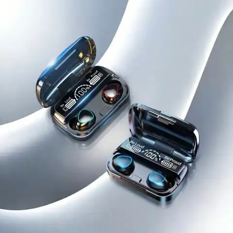 Bluetooth Earphones Handfree LED Dispay Headphones Bluetooth HiFi Stereo Music Wireless Earbuds Waterproof Gaming Headset