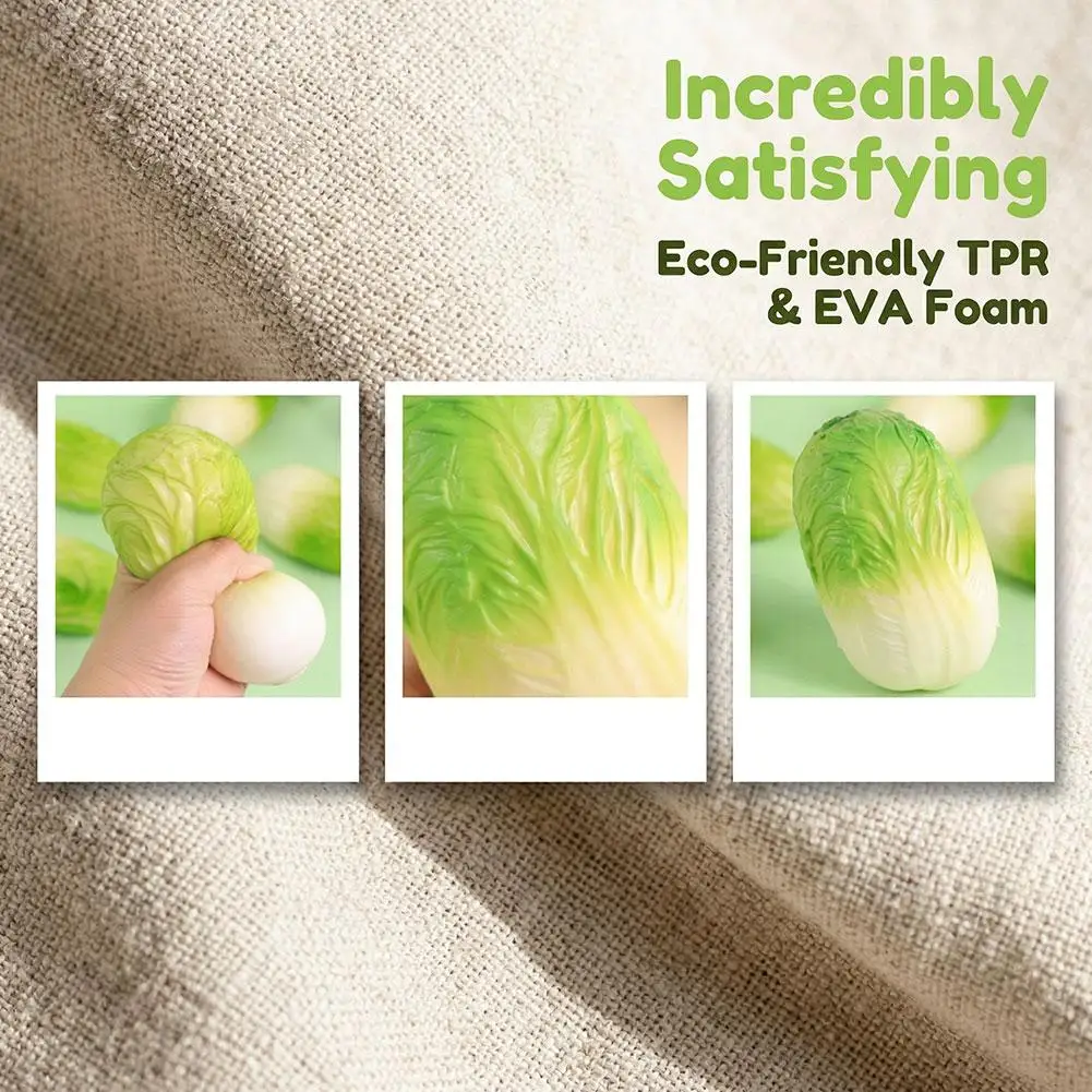Artificial Pickled Cucumber Squishy Fidget Adult Slow Rebound Decompression Toy Carrots Bananas Soft Stress Relief Squeeze Toy