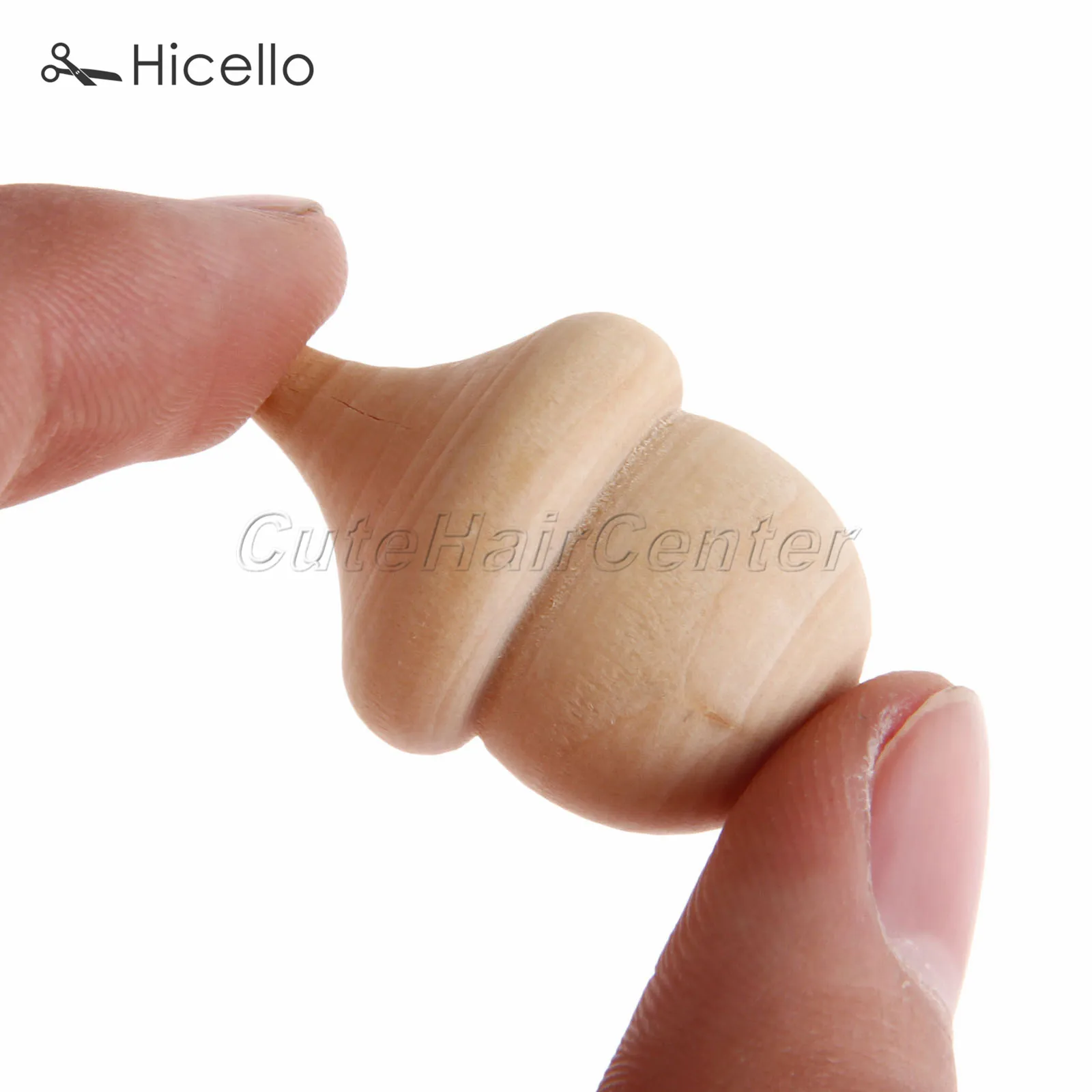 10pcs Wooden Acorn Peg Dolls Wood People Unpainted Montessori Toys Unfinished Natural Decoration 35*24mm DIY Accessories Hicello