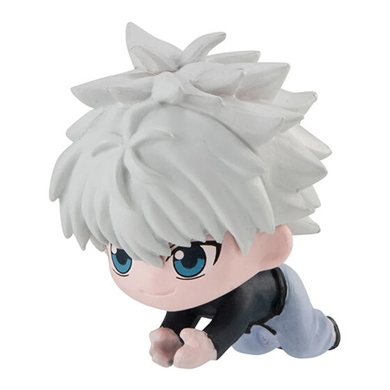 Genuine Capsule Toys Anime Hunter X Hunter Killu Gon Meruem Neferpitou Shaiapouf Cartoon Figure Doll Toys For Kids Collection