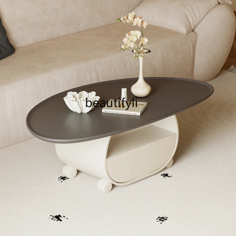 Minimalist Design Special-Shaped Living Room Home Tea Table Simple Modern New Art Tea Table