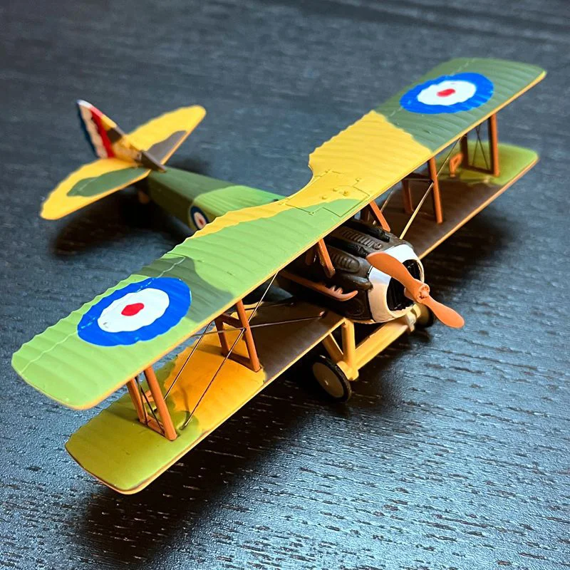 

Diecast Metal 1:72 WWI French Air Force SPAD SXIII Biplane Propeller Fighter Plane Aircraft Model Toy Child Gift