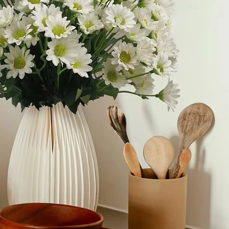 

6Pcs Artificial Flowers Silk Daisy Home Room Table Decoration Outdoor Yard Garden Wedding DIY Bridal Bouquet High Quality Props