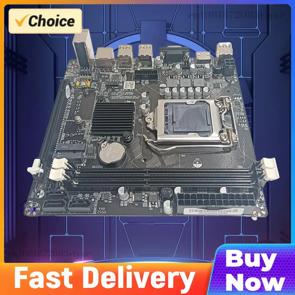 

Материнская плата LGA1155 H61M-I для настольных ПК, двухканальная DDR3 16 ГБ, M.2 NVME, HDMI, VGA, Gigabit Ethernet, для офиса и игр