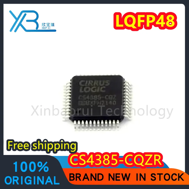 

(1/5pieces) CS4385-CQZR CS4385-CQZ CS4385 LQFP48 8-channel 114dB audio DAC chip brand new original electronics Free shipping