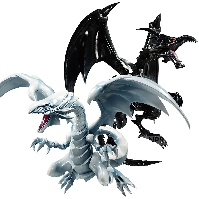 

BANPRESTO Yu Gi Oh Original Duel Monster White Dragon Red Eyes Black Dragon Blue Eyes Scenery Figure PVC Action Figure Model