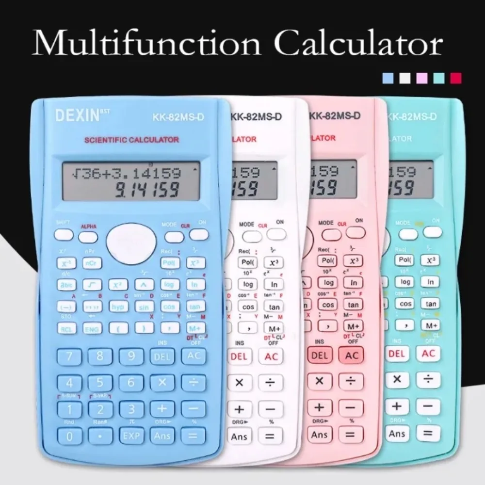 calculadora digital cientifica multifuncional portatil tela grande 240 funcoes contador para escola negocios acessorios de estudo 01