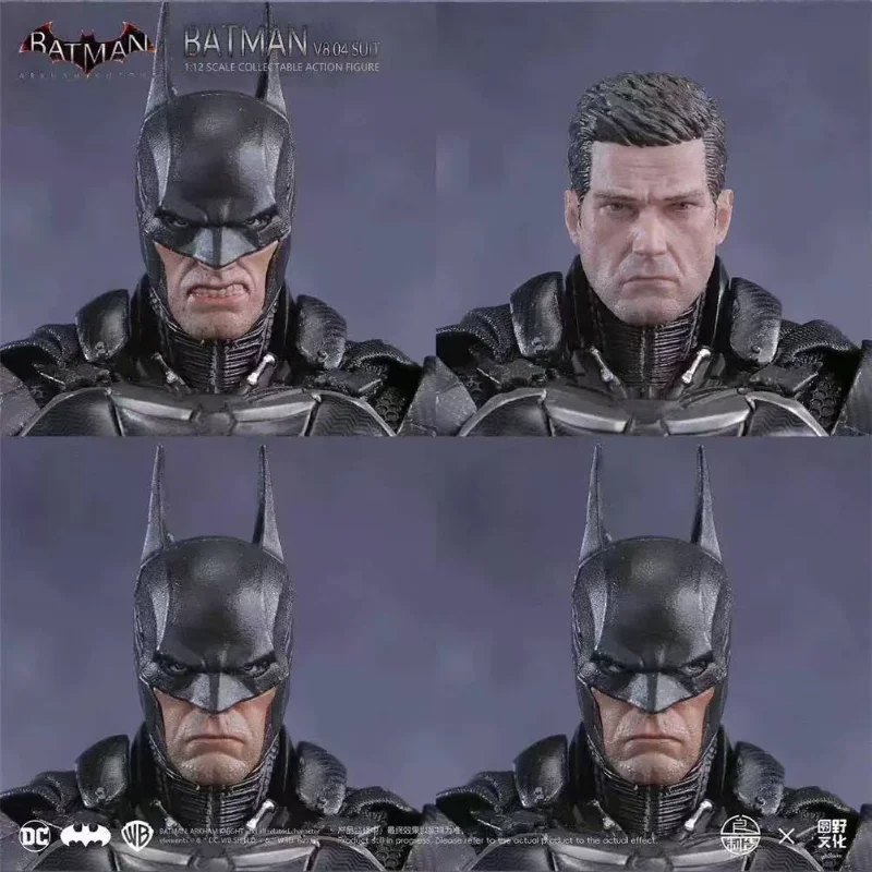 ألعاب LPZZ الأصلية الجديدة شخصية Arkham Knight V8.04 شخصيات باتمان 002 Deathstroke DC Multiverse سوبرمان 1/12 تمثال
