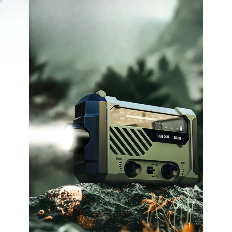 

Disaster prevention hand crank power generation radio emergency disaster preparedness doomsday survival equipment solar