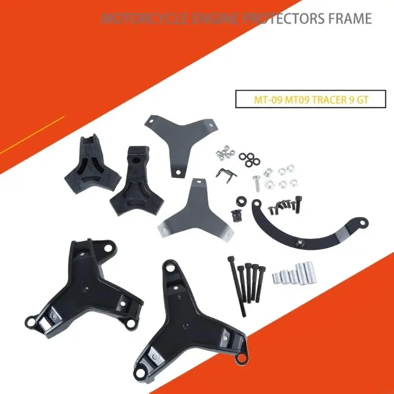 

400B Fit for MT-09 MT09 9 Motorcycle-Engine Protectors Guards Anti-Crash Crash Pad Frame Sliders Falling-Protection