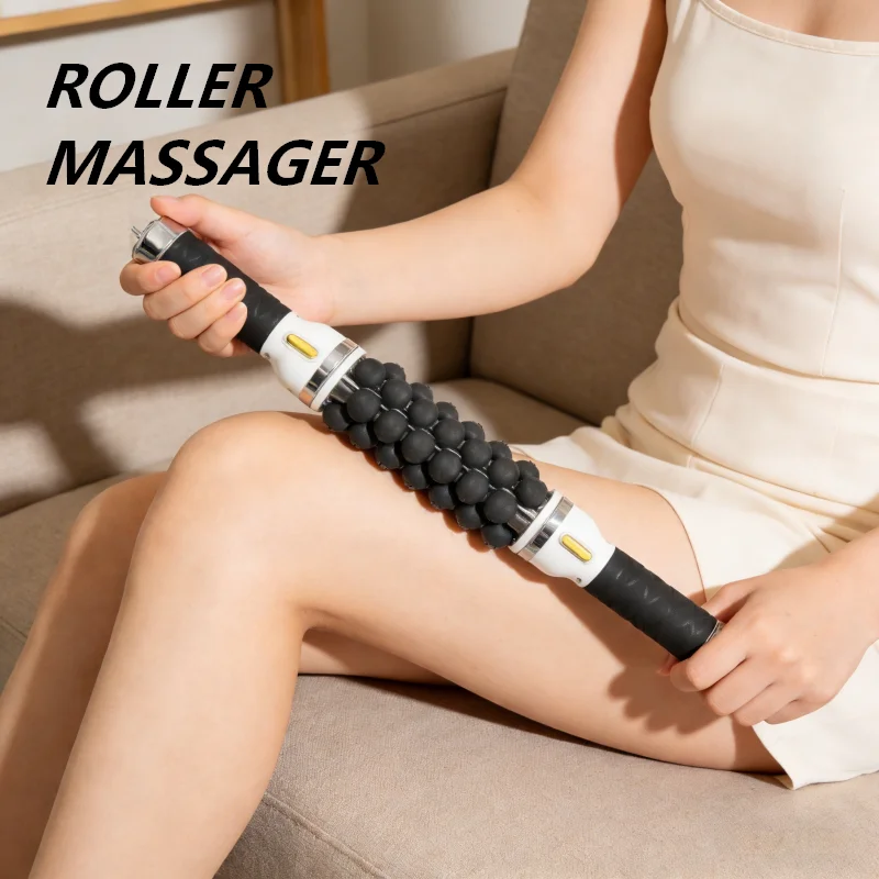 

Ручной роликовый массажер, высокочастотное роликовое устройство, расслабляющий массаж для похудения мышц, электрическая машина для коррекции фигуры, домашнее использование