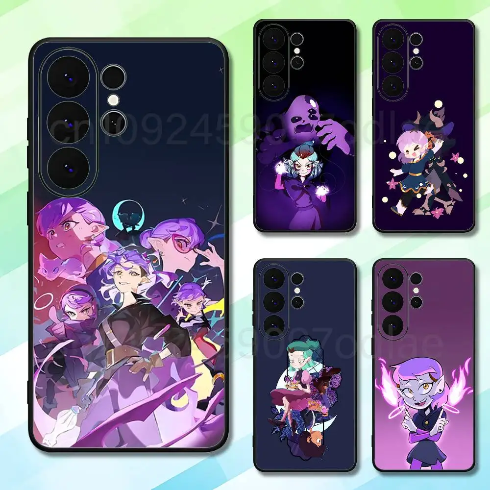 A-Amity Blight O-Owl H-House Phone Case For Samsung S22 S20 S25 S23 S26 S24 S21 Lite 5G Ultra Plus Black Cover