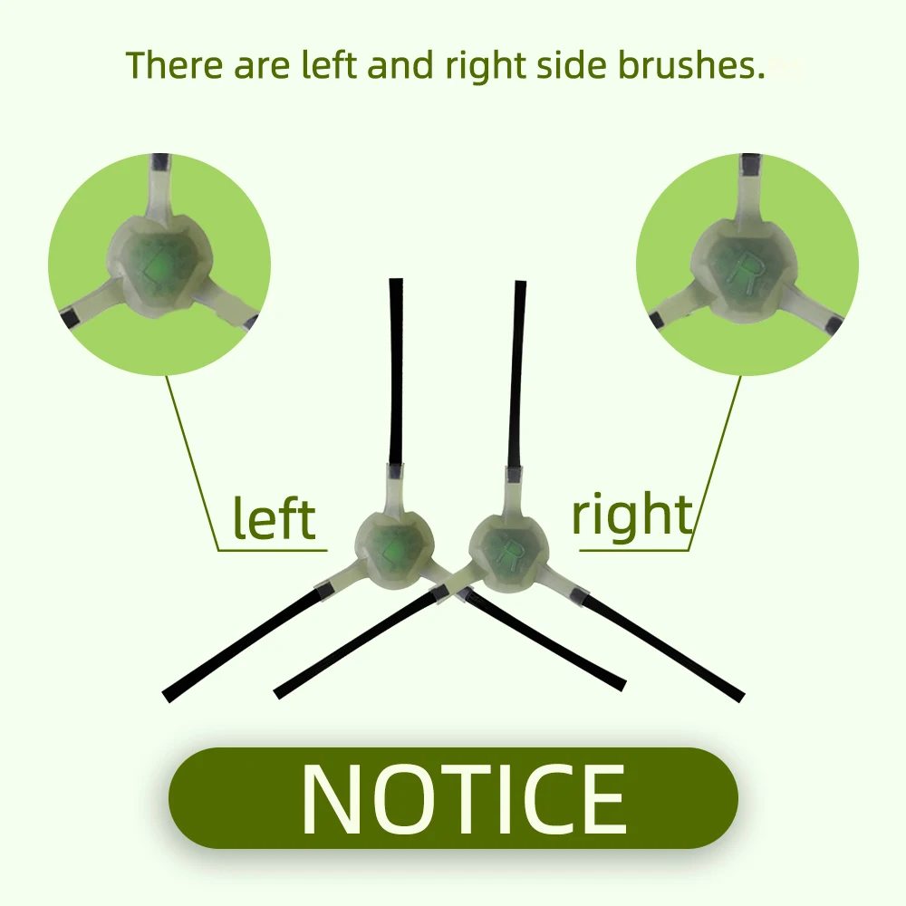 شريط مطاطي مكشطة شفط ، تناسب فرشاة جانبية ، فلتر Hepa ، ممسحة خرقة ، متوافق مع اليسار M210 ، M210S ، M210B ، M213 ، OKP الحياة ، K2 ، K3 ، K4