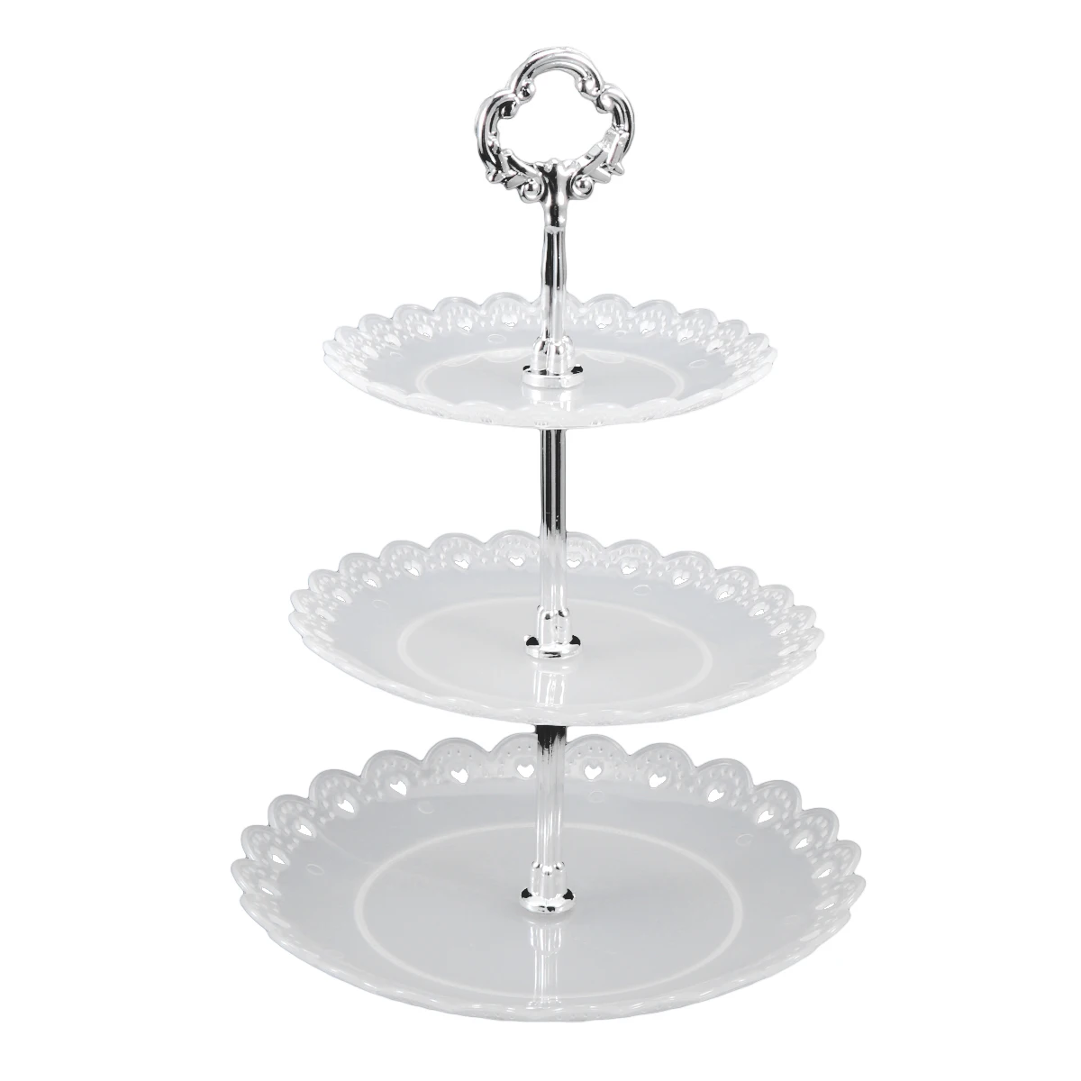 

3 Tiers Cake Rack Large Capacity Stand For Wedding Birthday Party Banquet Cake Display Fruit Plates Dessert Holder Kitchen