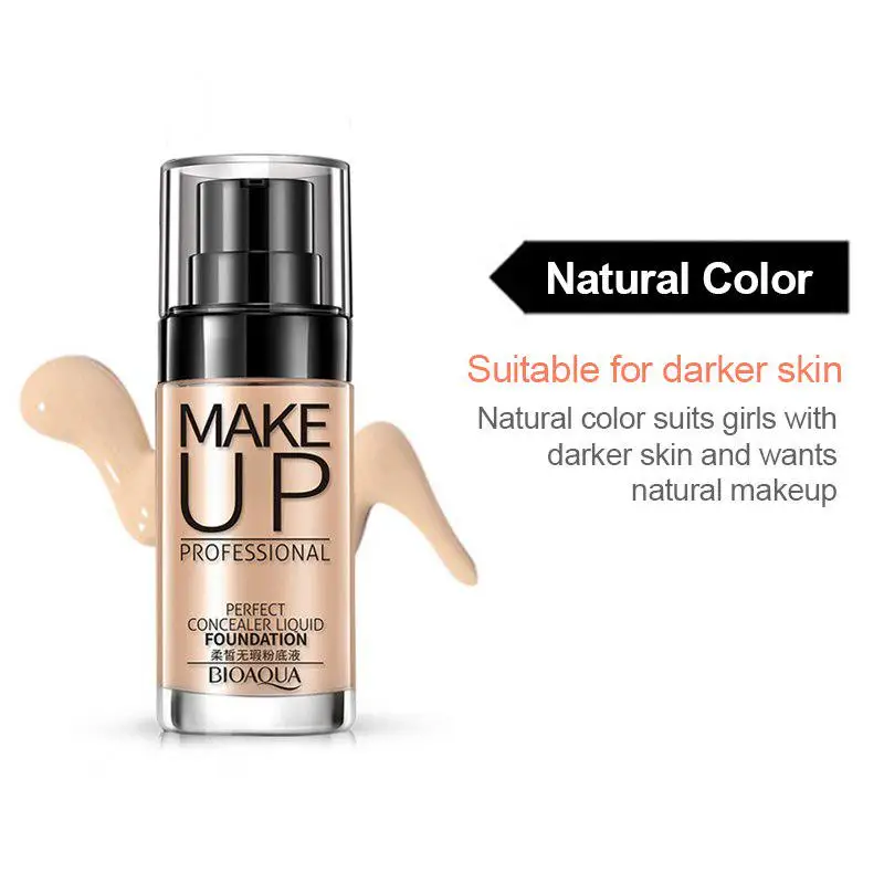 Face Base Liquid Foundation Makeup Long Lasting Waterproof Concealer  Whitening BB Cream Cosmetics