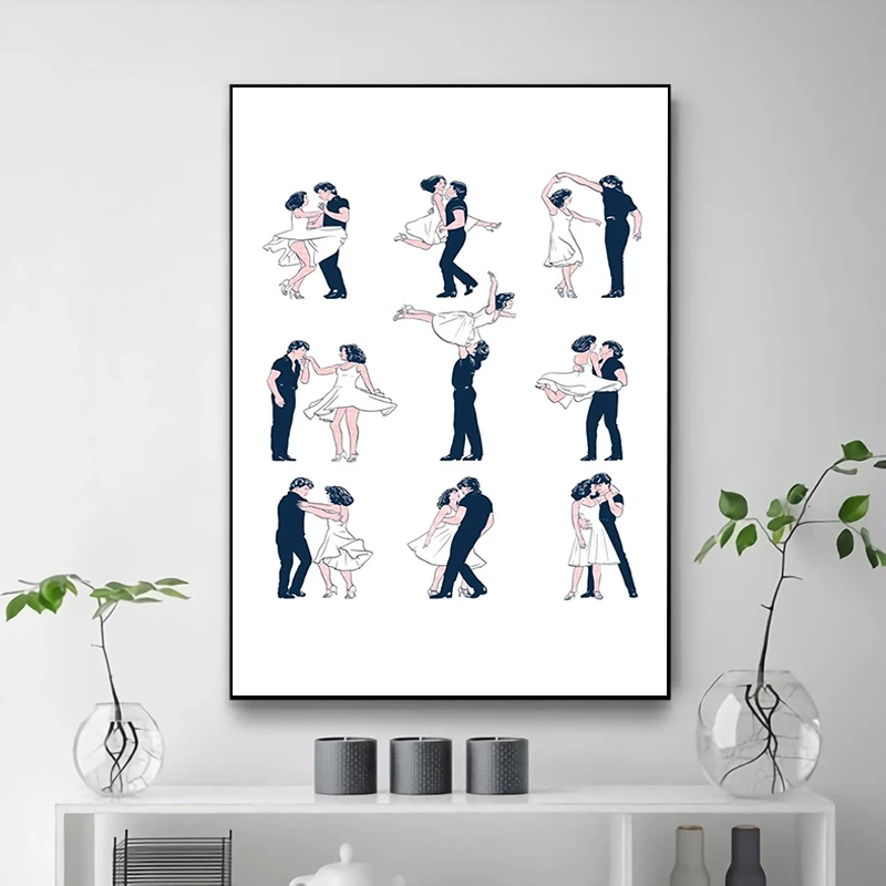 

Dirty Dancing Movie Canvas Poster Decorative Wall Frames Home Living Room Decoration Accessories Bedroom Decor Vintage Art Mural