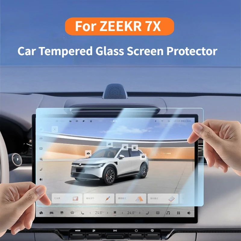 

For ZEEKR 7X Navigation Screen Tempered Film Center Console Display Screen Tempered Glass Protective Sticker Interior Accessory