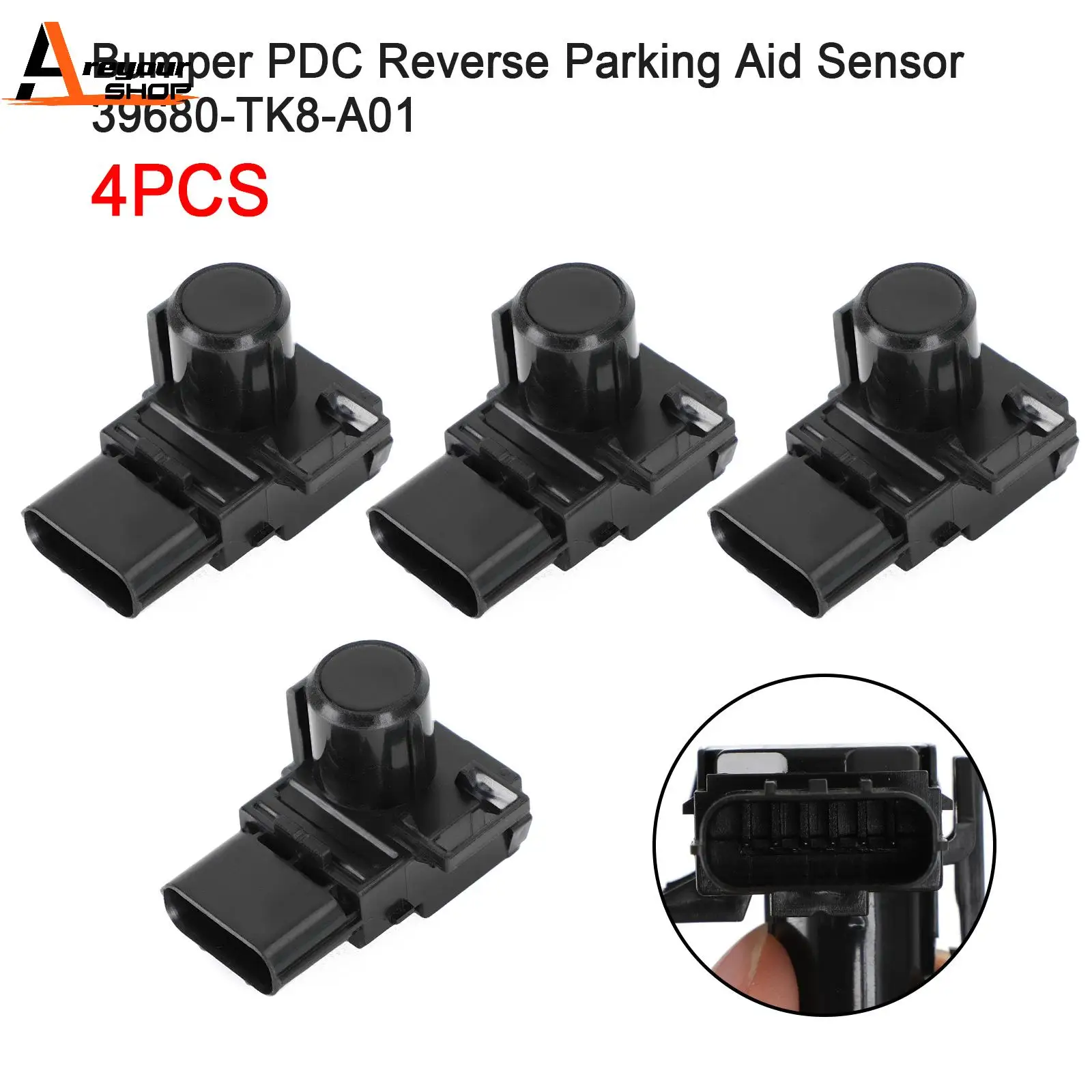 Areyourshop 4X Bumper PDC Reverse Backup Ultrasonic Parking Sensors For Honda Odyssey Pilot